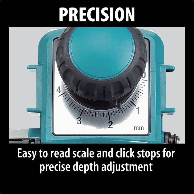 Cepillo eléctrico de 3-1/4 pulgadas de Makita - KP0810
