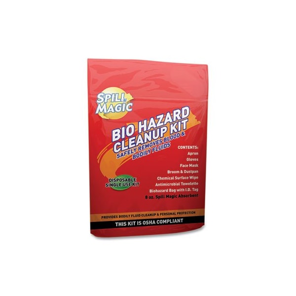 Acme United BIOHAZARD SPILL CLEANUP, 3/4in X 6in X 9in - SMBIOHAZARD