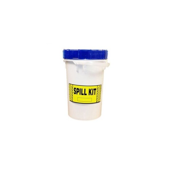 Absorbents Midwest Oil Only 6.5 Gallon Bucket Spill Kit - 16330