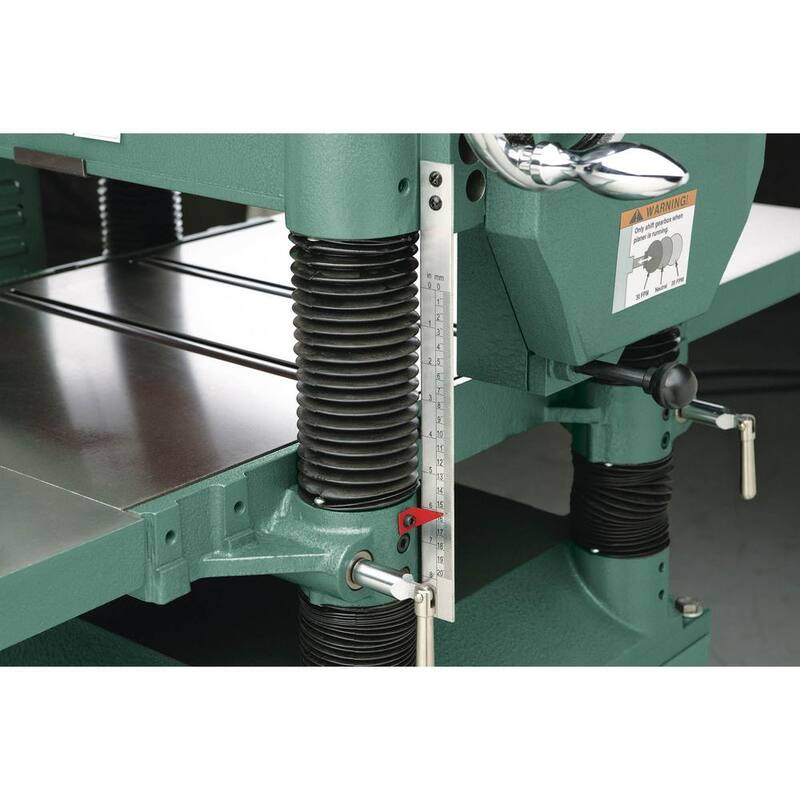 Cepillo sinfín de 20 pulgadas y 5 HP con cabezal cortador helicoidal - G1033X