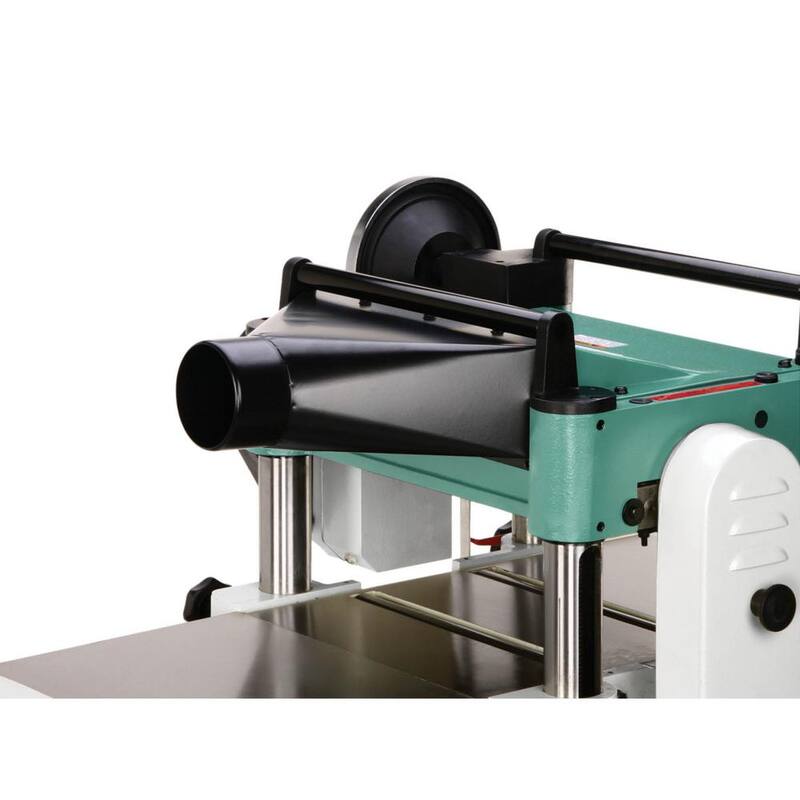 Cepilladora Grizzly Industrial de 15 pulgadas y 3 HP con cabezal de corte espiral - G0453Z