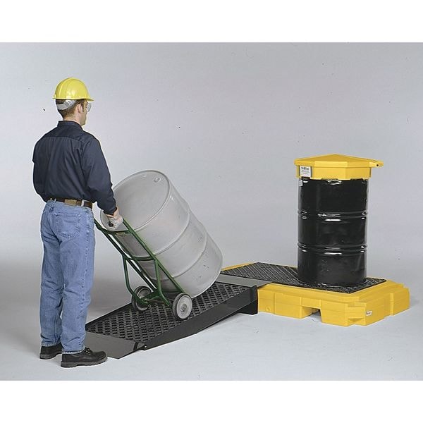 Ultratech Spill Pallet, 2 Drums, 4,500 lb Load Capacity, Polyethylene - 9610