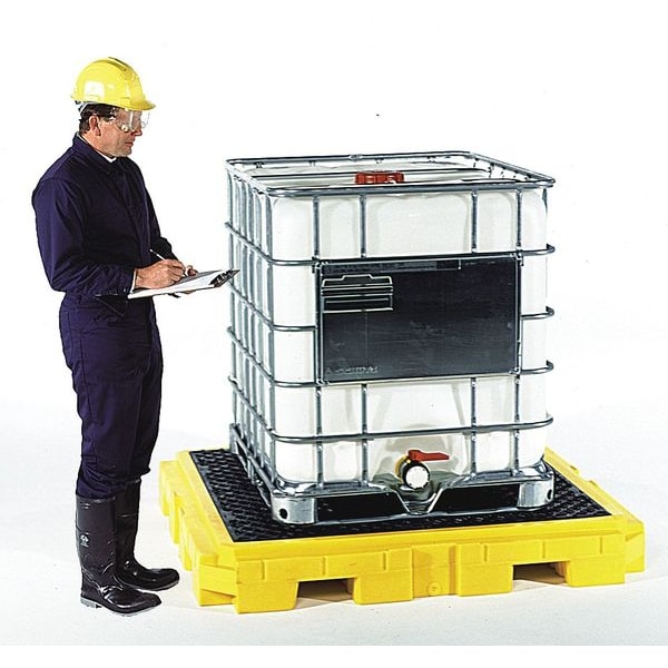 Ultratech Spill Pallet, 2 Drums, 4,500 lb Load Capacity, Polyethylene - 9610