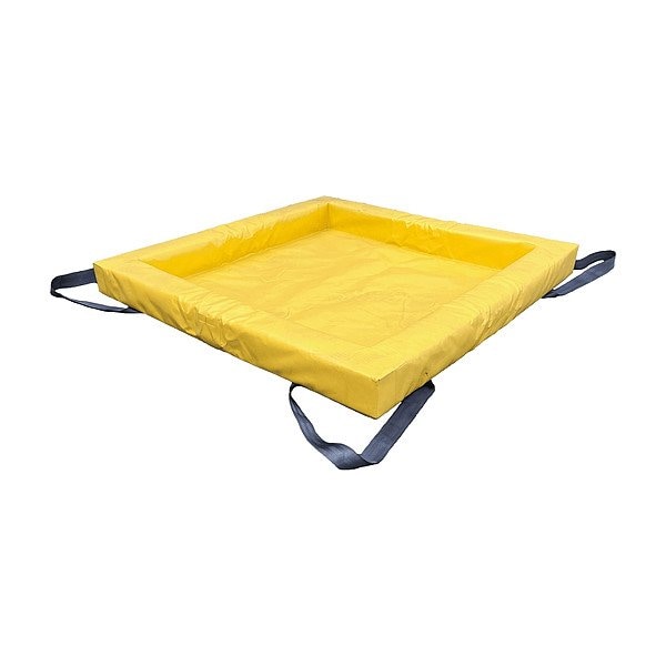 Ultratech Spill Containment Berm, Ylw, 19 gal Cap. - 8981