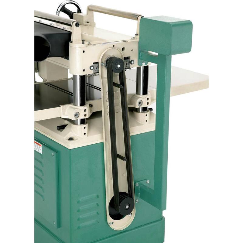 Cepilladora de la serie Extreme de 15 pulgadas y 3 HP de Grizzly Industrial con cabezal cortador helicoidal - G1021X2