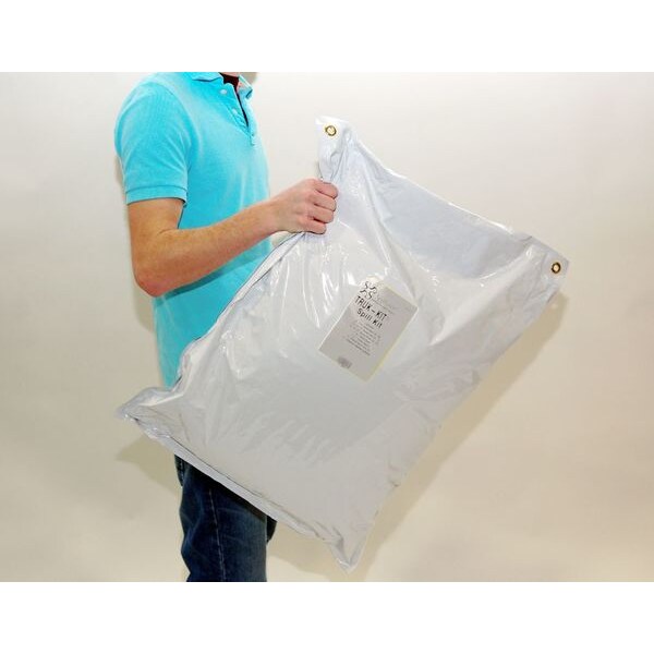 Spilfyter Spill Kit, 3 gal Volume Absorbed per Kit, Bag, Blue, 9 - 311101
