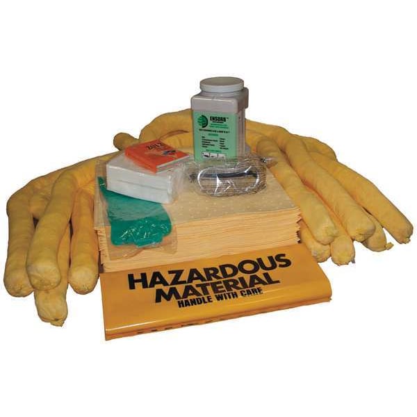 Enpac Spill Kit Refill, 31 gal Volume Absorbed per Kit, 31 gal Capacity, Refill, Brown, 67 - 1351-RF