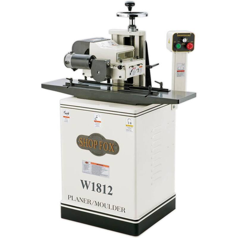 Shop Fox 2 HP 7 pulgadas Cepillo/Moldeador con Soporte - W1812