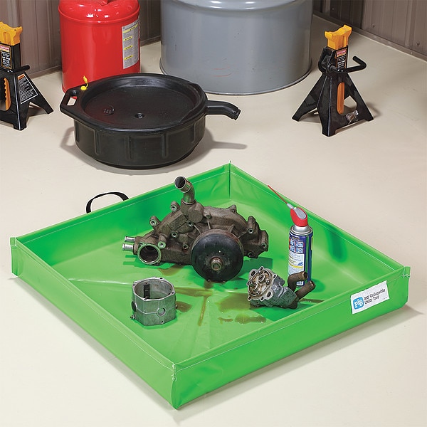 Pig Utility Tray, 21.4 gal Spill Capacity, PVC - PAK1291