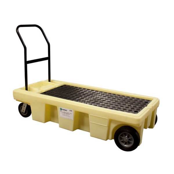 Enpac Drum Spill Platform Cart, Yellow, 500 lb. - 5200-YE-A