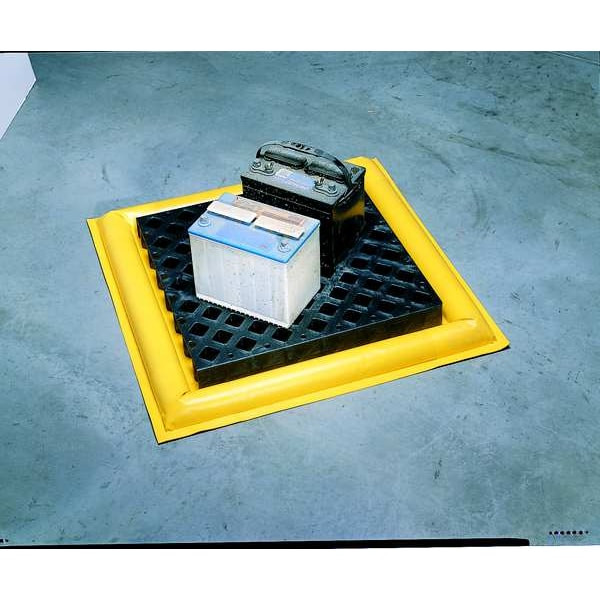 Enpac Spill Containment Tray, 2 gal Spill Capacity, 1 Drums, 4000 lb. Load Capacity - 5600-YE