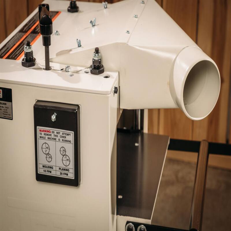 Jet 115/230-Volt JPM-13CS 1.5 HP 13 pulgadas Máquina combinada cepilladora y moldeadora de carpintería CS con soporte cerrado - 708524