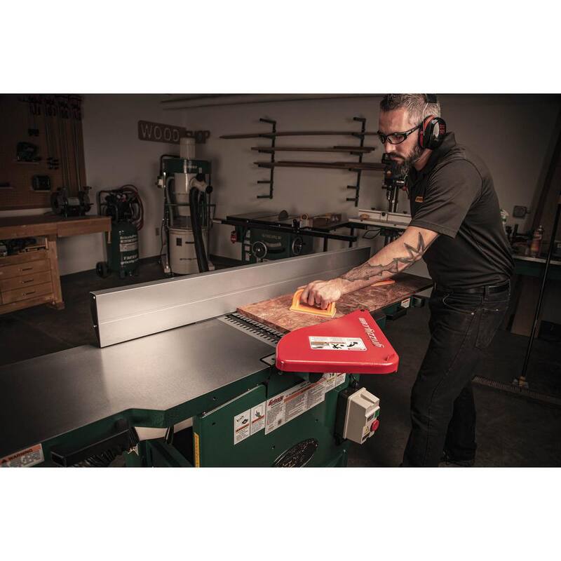 Grizzly Industrial 12 in. 5 HP Cepillo/Canteadora con Cabezal de Corte V-Helicoidal - G0634X