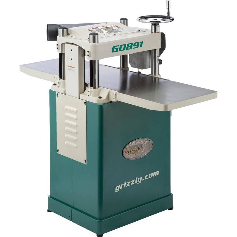 Cepilladora de mesa fija de 15 pulgadas y 3 HP con cabezal helicoidal - G0891