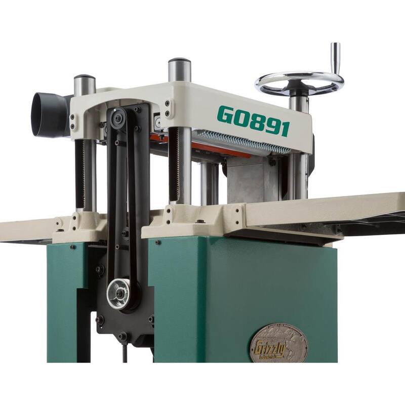 Cepilladora de mesa fija de 15 pulgadas y 3 HP con cabezal helicoidal - G0891