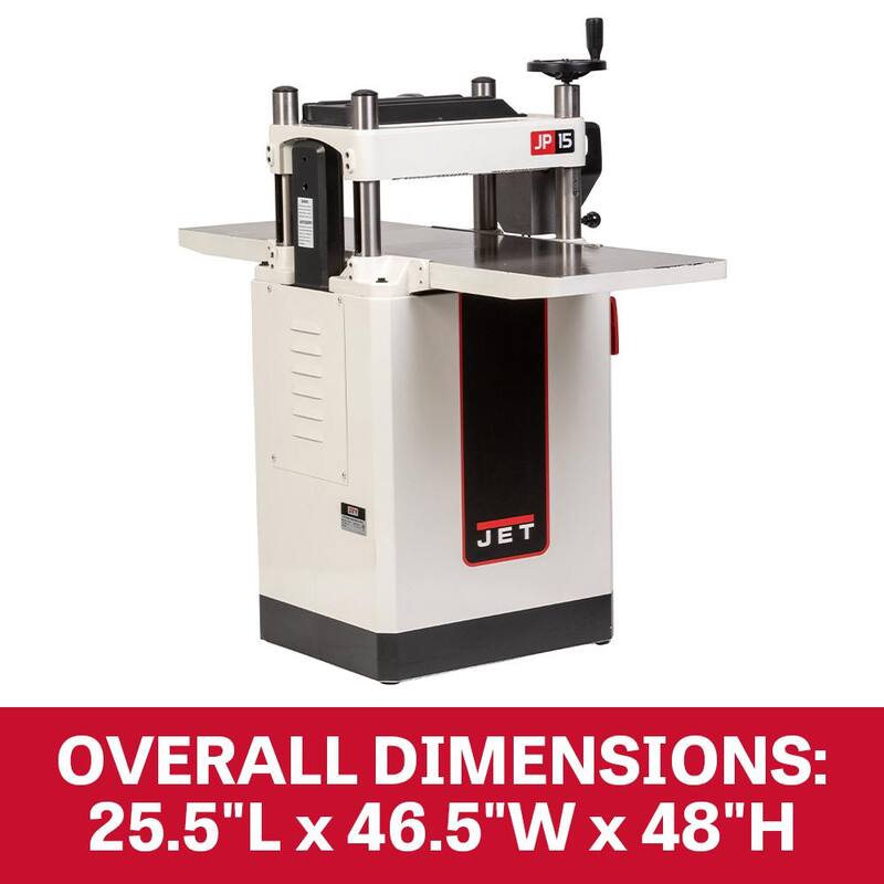 Avellanadora de cabezal helicoidal de 15 pulgadas Jet JWP-15BHH - 722155