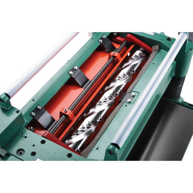 Grizzly Industrial 20 pulgadas 5 HP Cepilladora con cabezal cortador en espiral - G0454ZX