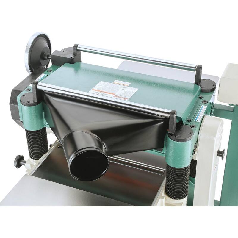 Grizzly Industrial 20 pulgadas 5 HP Cepilladora con cabezal cortador en espiral - G0454ZX