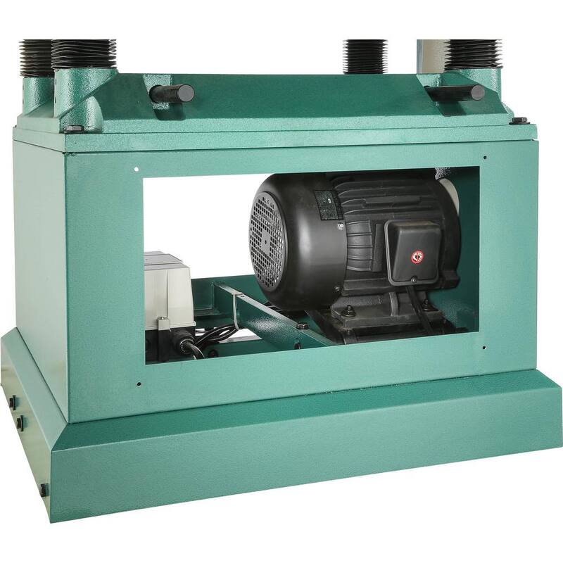 Grizzly Industrial 20 pulgadas 5 HP Cepilladora con cabezal cortador en espiral - G0454ZX