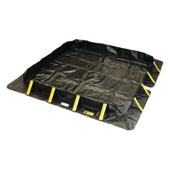 Enpac Spill Berm, 10 ft.Lx45 ft.Wx1 ft.H, Black - 48-10451-BK-SU
