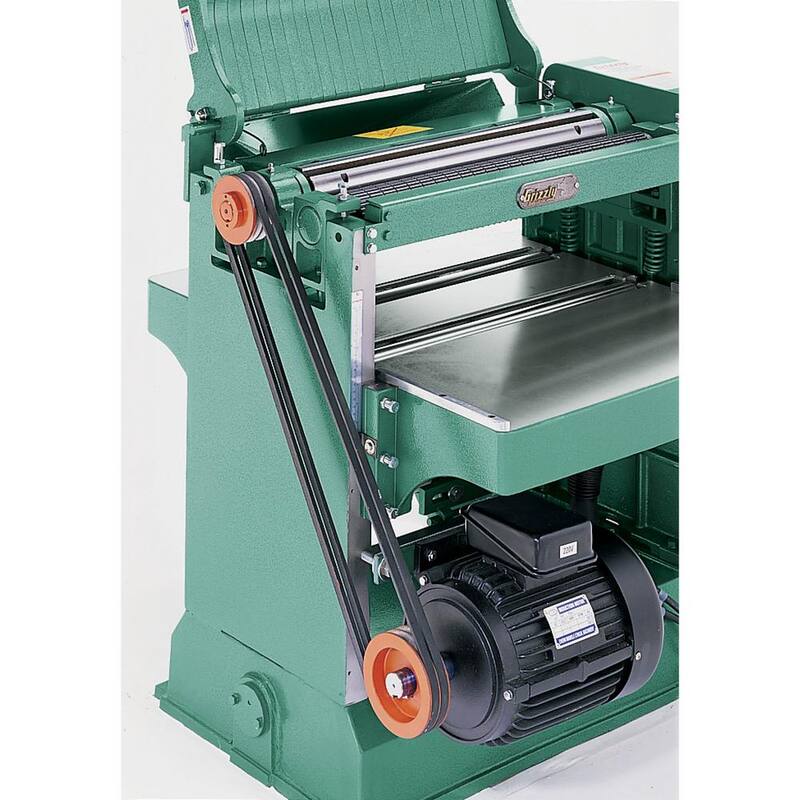 Cepilladora con cabezal espiral de 5 HP de Grizzly Industrial de 20 pulgadas - G0544