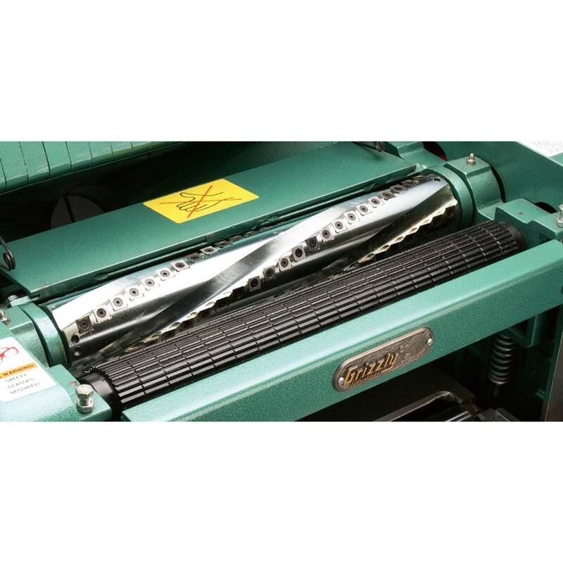 Cepilladora con cabezal espiral de 5 HP de Grizzly Industrial de 20 pulgadas - G0544