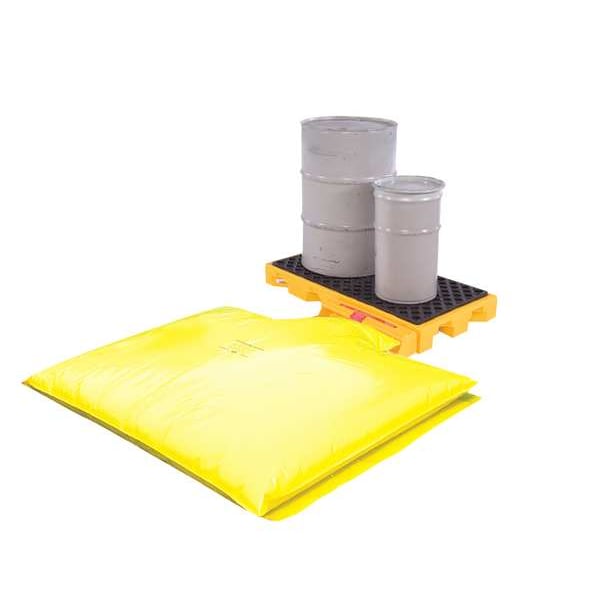 Ultratech Spill Deck, 88 gal Spill Capacity, 2 Drums, 3,000 lb Load Capacity, Polyethylene - 2329