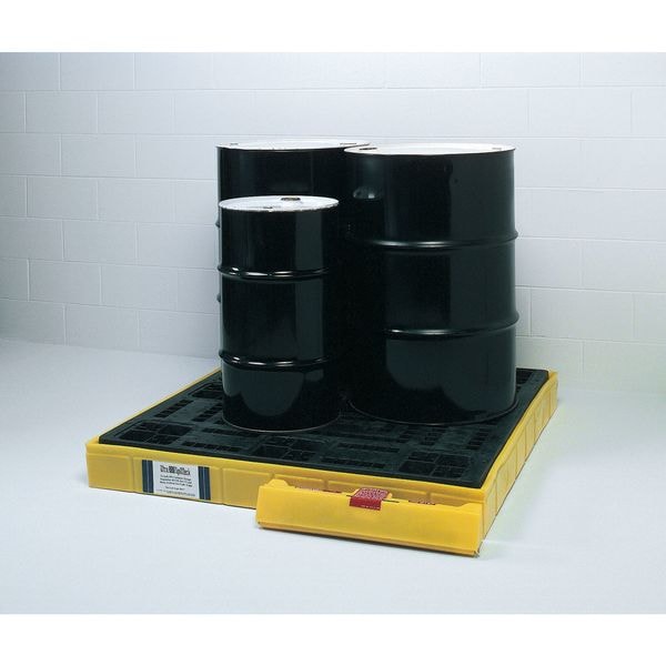 Ultratech Spill Deck, 88 gal Spill Capacity, 2 Drums, 3,000 lb Load Capacity, Polyethylene - 2329