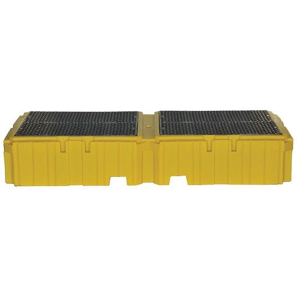 Ultratech Spill Pallet, 535 gal Spill Capacity, 0 Drums, 8,000 lb Load Capacity, Polyethylene - 1140