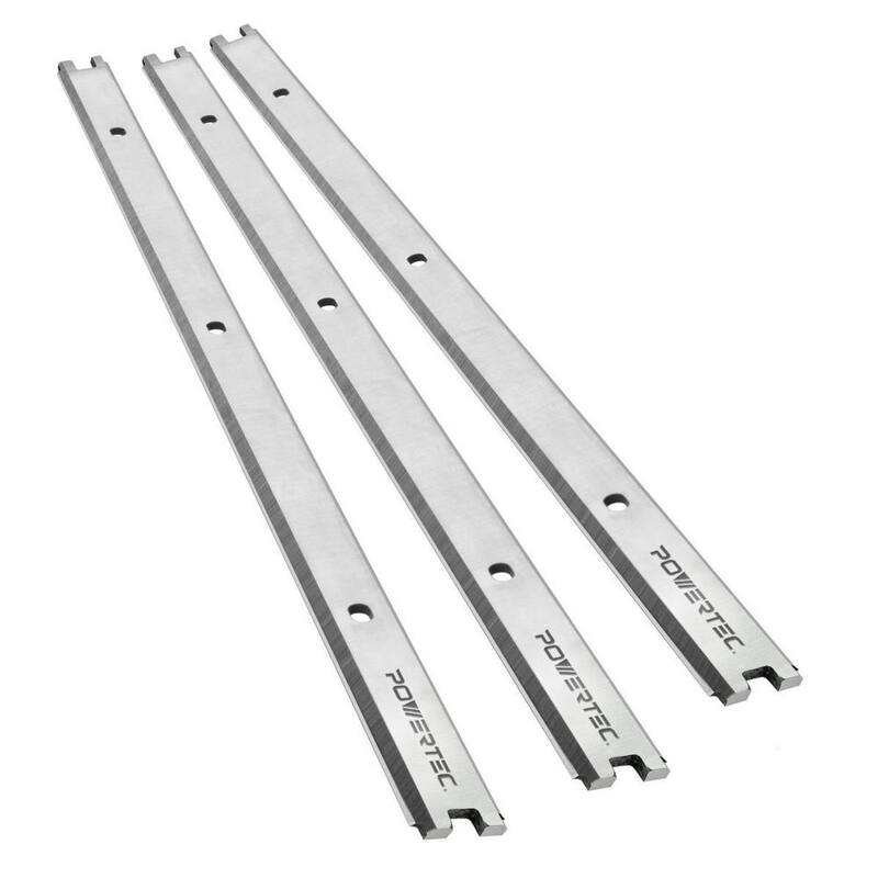 Cuchillas para cepillo de acero de alta velocidad de 13 pulgadas para Ridgid R4331 (Juego de 3) - 128281