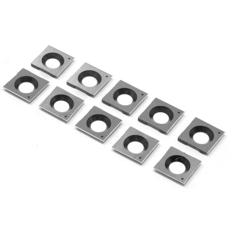 Cuchillas de repuesto en espiral de acero de alta velocidad de 14 mm para cepillos y cepilladoras, (paquete de 10) - BP510H