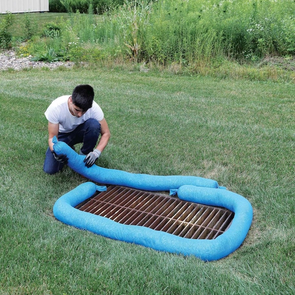 Pig PIG Sediment Filter Sock Blue ext. dia. 5" x 5' L - FLT786-BL
