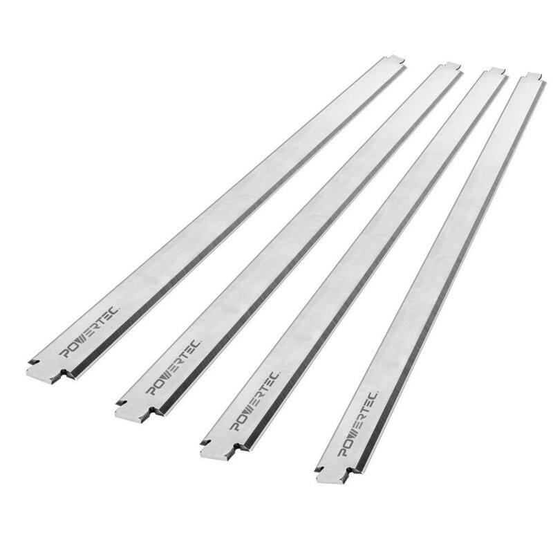 Cuchillas de cepillo de repuesto de HSS de 13 pulgadas para la cepilladora Ridgid TP1300, TP1301, TP1302, reemplazo AC8630 - 2 juegos de 4 cuchillas - 12807DD
