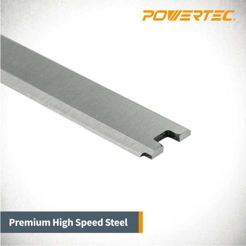 Cuchillas de cepillo de acero de alta velocidad de 13 pulgadas para RIDGID R4330, R4331, TP1300LS (paquete de 6) - 12828-P2