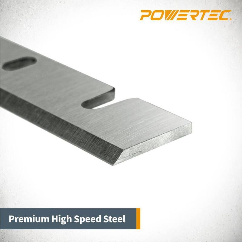 Cuchillas para cepillo de 12-1/2 pulgadas, de acero de alta velocidad, para DEWALT DW733 (Juego de 2) - 128090