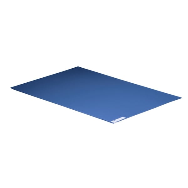 Pig PIG Sticky Steps Mat 120 sheets/case, 30 sheets/pad, 4 pads/case Blue 36" L x 24" W, 120PK - MAT195-BL