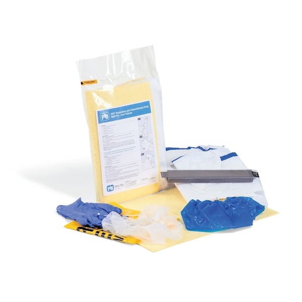 Pig Chemotherapy Drug Spill Kit, Each absorbs up to 2.5 L, Absorbs Chemotherapy Drugs, 3PK - KIT2013