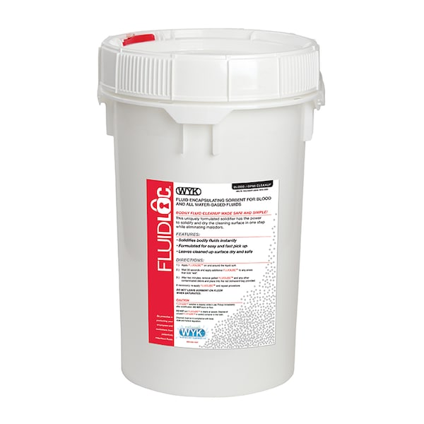 Wyk Blood Clean-Up, Screw Top Pail, 6.5 gal. - 833