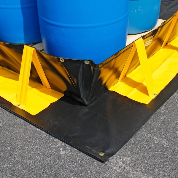 Pig Spill Containment Berm Ground Tarp 52' L x 16' W - PAK130