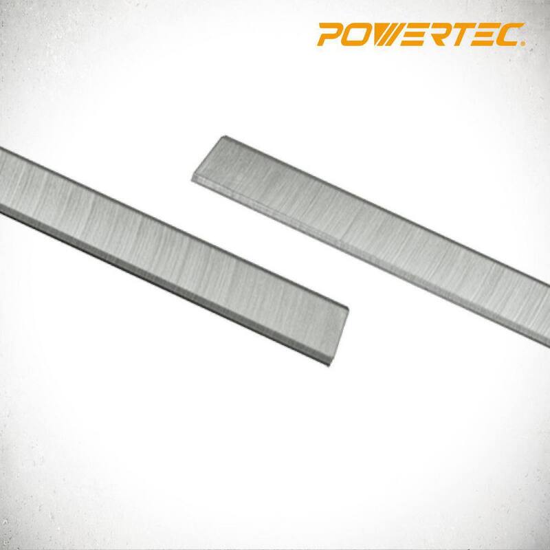 Cuchillas de cepillo de acero de alta velocidad de 12 pulgadas POWERTEC para Delta 22-540 (Set de 2) - 128100