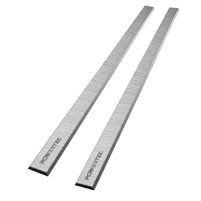 Cuchillas de cepillo de acero de alta velocidad de 12 pulgadas POWERTEC para Delta 22-540 (Set de 2) - 128100