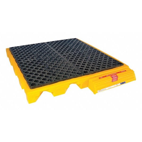 Ultratech Spill Deck, 110 gal Spill Capacity, 4 Drums, 6,000 lb Load Capacity, Polyethylene - 2330