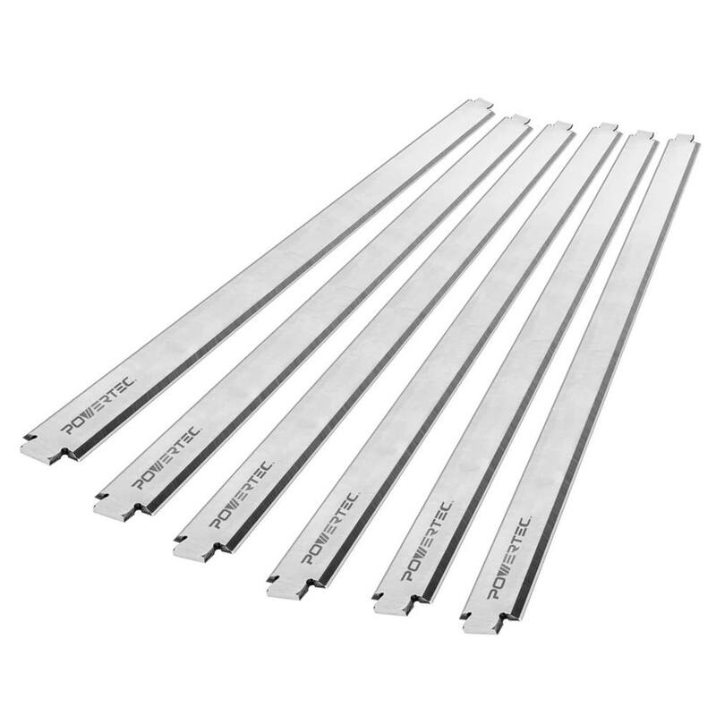 Cuchillas para cepillo de acero de alta velocidad de 13 pulgadas para reemplazo de RIDGID AC8630/TP1300/TP1301/TP1302 (paquete de 6) - 12807-P3