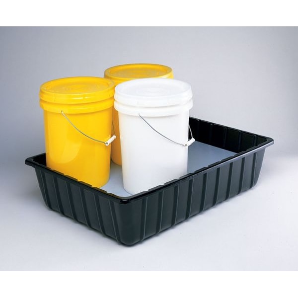 Zoro Select Spill Containment Tray, 7.5 gal Spill Capacity, (2) 41.7 lb Container Load Capacity - 9ACY0