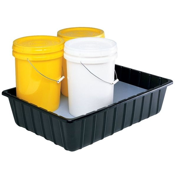 Zoro Select Spill Containment Tray, 7.5 gal Spill Capacity, (2) 41.7 lb Container Load Capacity - 9ACY0