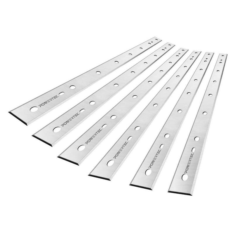 Cuchillas de cepilladora de acero de alta velocidad de 12-1/2 pulgadas, doble cara, para reemplazo de cuchillas de la cepilladora DW7342 (paquete de 6) - 12801DD