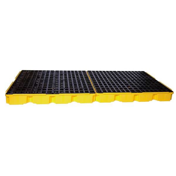 Eagle Mfg Spill Deck, 121 gal Spill Capacity, 8 Drums, 10,000 lb Load Capacity, Polyethylene - 1688