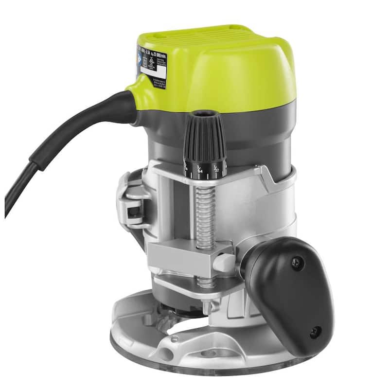 RYOBI 8.5 Amperes 1-1/2 Caballos de Fuerza Pico Router de Base Fija con Cable - R1631K