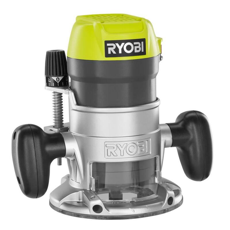 RYOBI 8.5 Amperes 1-1/2 Caballos de Fuerza Pico Router de Base Fija con Cable - R1631K