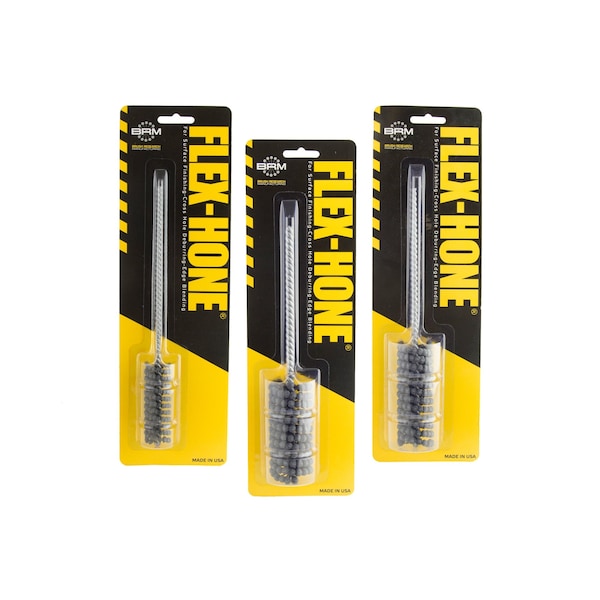 Flex-Hone Tool BCK12  3-Piece FLEX-HONE Kit in 120 Grit Silicon Carbide - BCK12